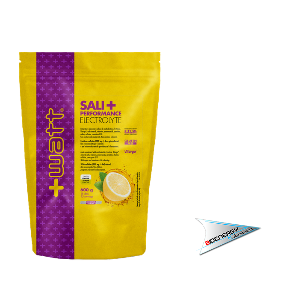 +Watt-SALI+ PERFORMANCE ELECTROLYTE  600 gr Doypack Limone  
